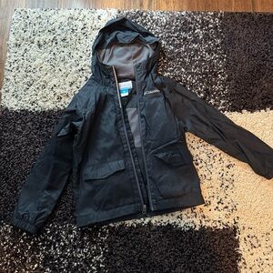 Columbia Charcoal Kids Rain Jacket